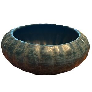 Vintage Haeger Pottery Planter Bowl Centerpiece Green